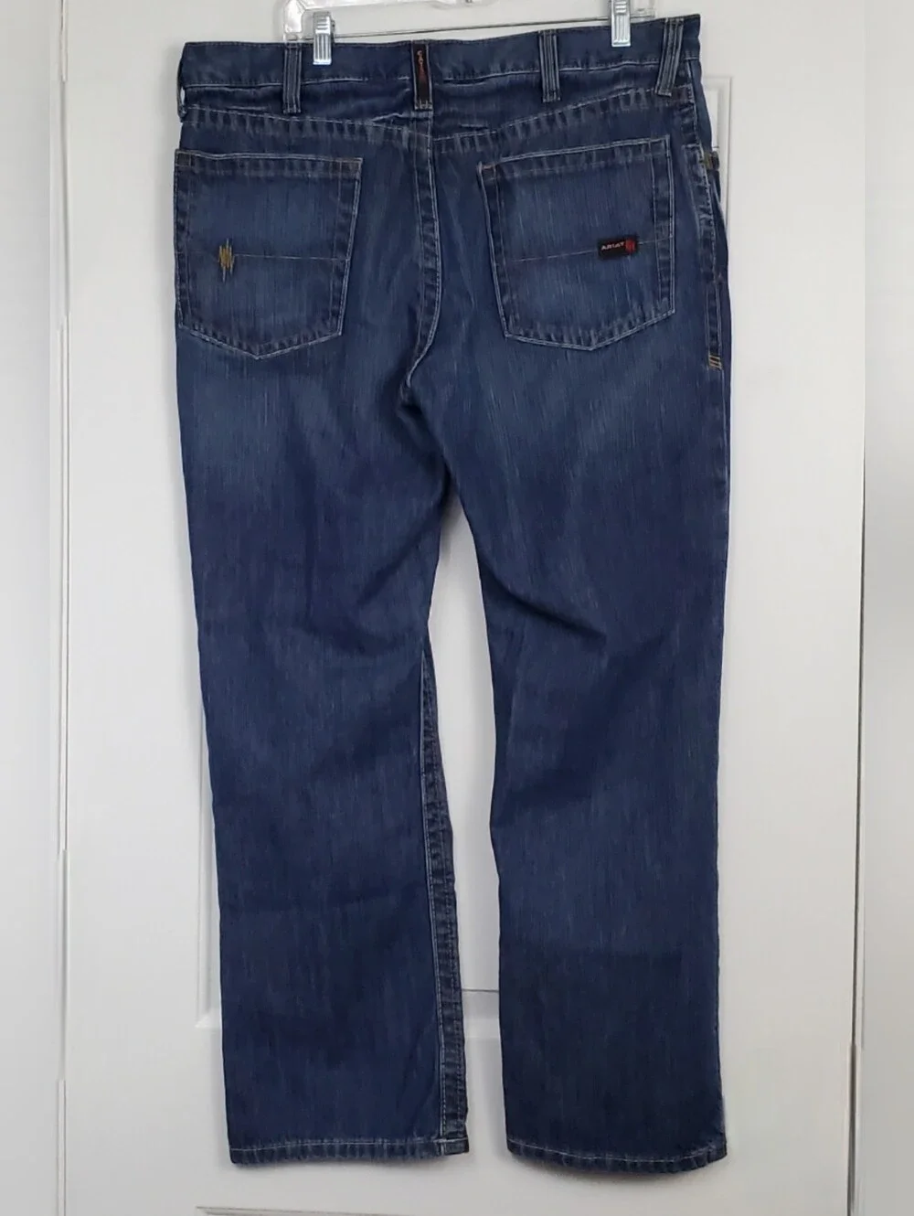 Ariat FR Mens M4 Low Rise Boot Cut Flame Resistant Denim Jeans- Size 38 x 30 EUC